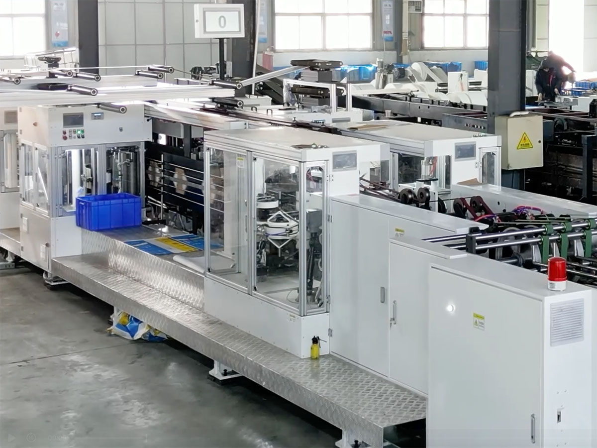 HD-400 Valve Sack Paper Bag Bottomer Machine